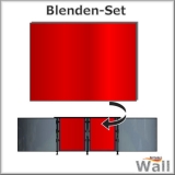 Germany-Pools Wall Blende B Tiefe 1,25 m Edition Red
