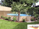 460 x 125 cm Stahlwandpool rund