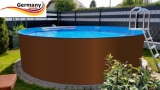 460 x 125 cm Stahl-Pool Set