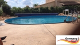460 x 125 cm Stahlwandpool rund