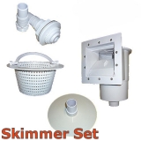 7,30 x 1,25 m Schwimmbecken Komplettset