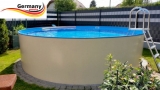 460 x 125 cm Stahlwandpool rund